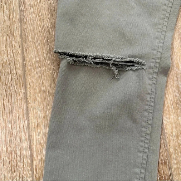 Joe's Women's Flawless The Icon Mid Rise Skinny Ankle Green Pants Size W28 GUC - Picture 5 of 10